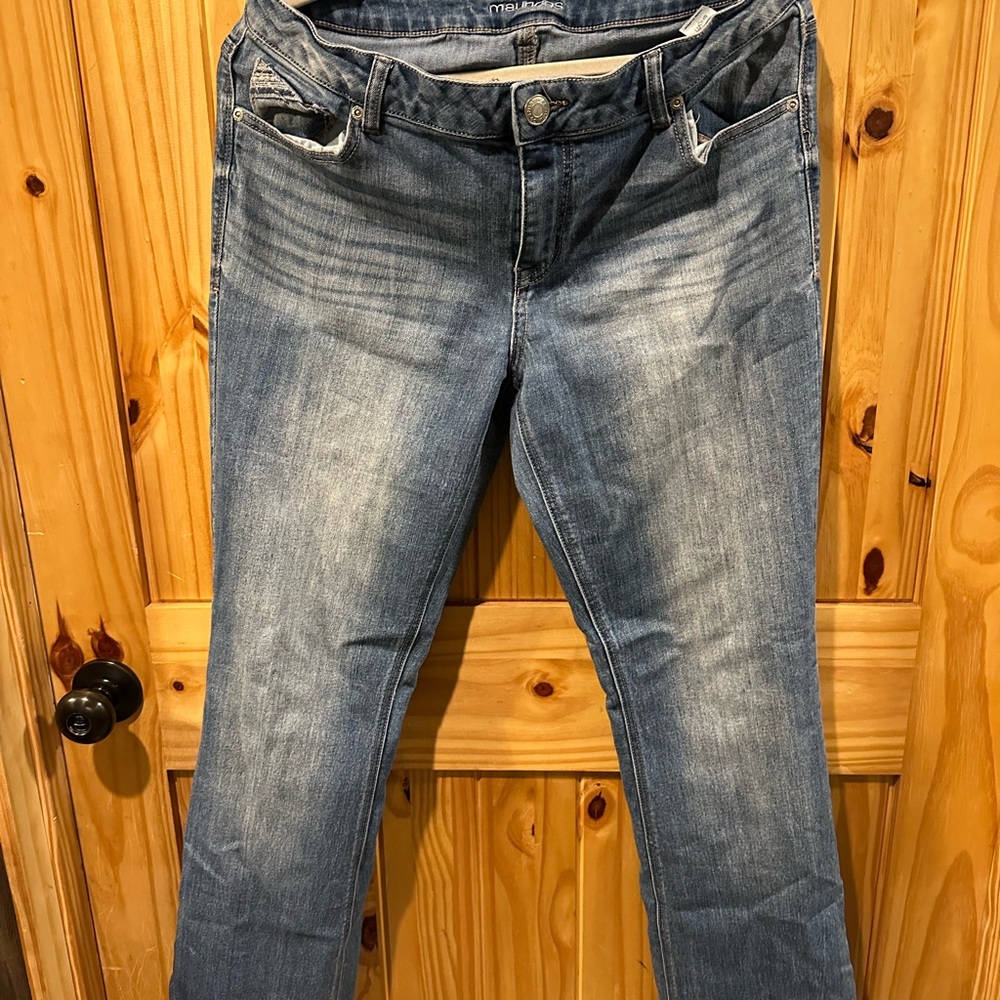 Maurices Blue Boot Cut Jeans for Women